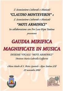 Concerto per Santa Cecilia - Chiesa S. Pietro Apostolo - Ripa Teatina